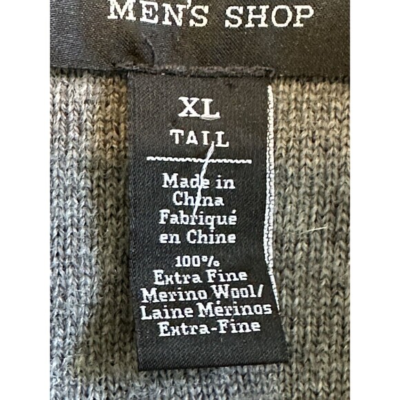 Nordstrom Man Bundle (2) Size XL Tall Extra Fine Merino Wool Collared Sweater - Picture 12 of 13